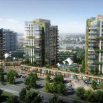 Luxury apartments for sale at city center with big green area view in Istanbul Bahcelievler
