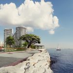 Luxury flats for sale with horizon sea view in Istanbul Atakoy