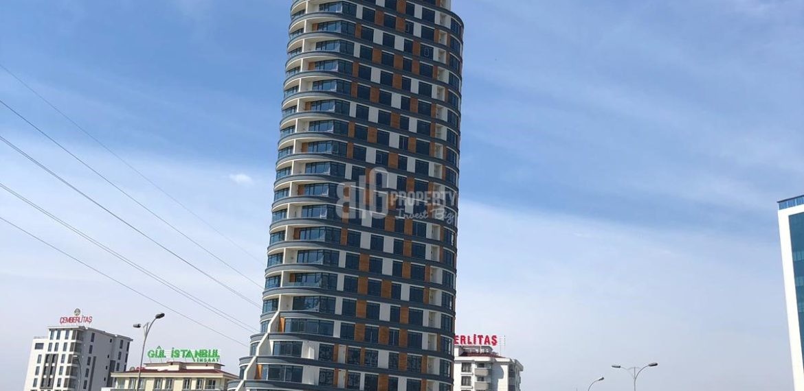New design tower close to Metro bus For Sale in bahcesehir İstanbul Turkey