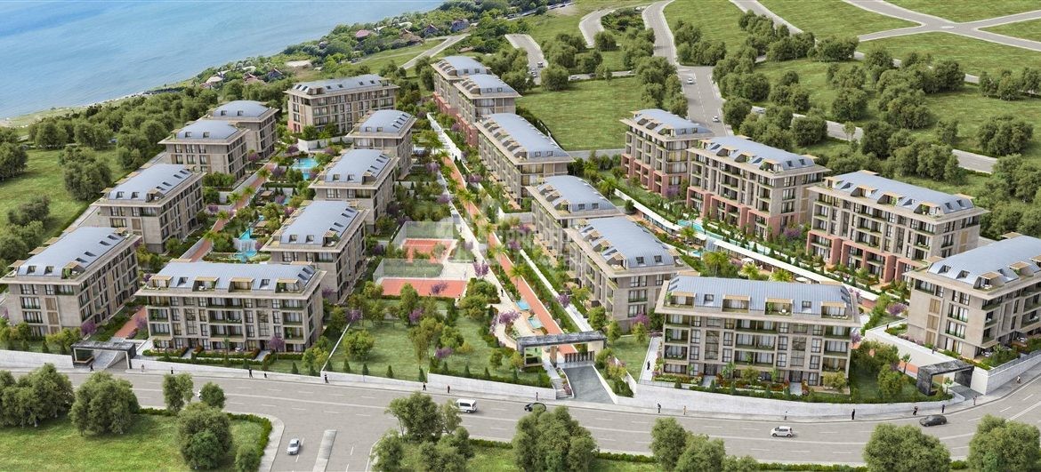Full Sea view houses near to marina for sale Beylikduzu İstanbul