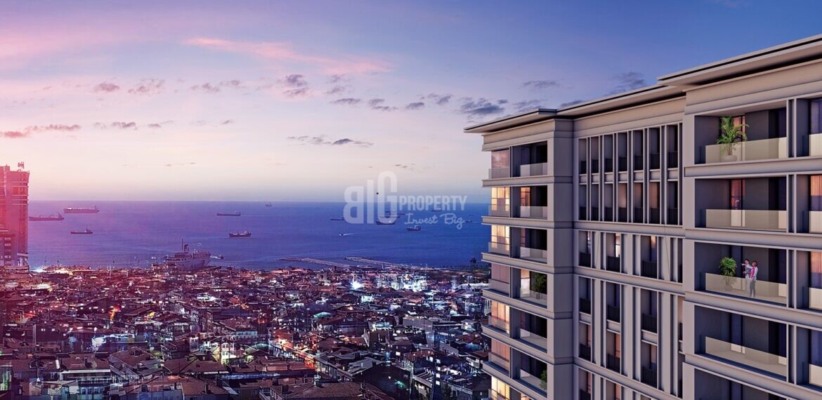 Town Center goverments apartments with sea view for sale Zeytinburnu istanbul