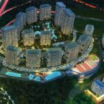 Luxury residantial apartments for sale with wonderful city view near to highway in Istanbul Kagithane