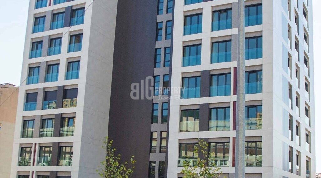 Citizenship one building apartments ready to move for sale Basaksehir Istanbul