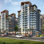 Connected metro in front of shops center apartments for sale in Bahcelievler Istanbul