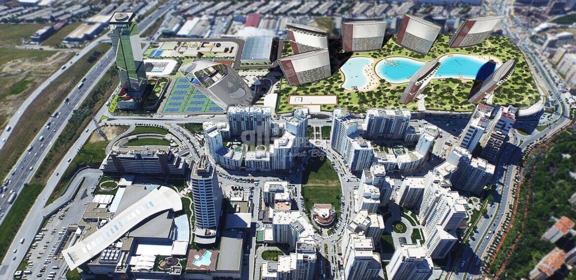 general plan of sheraton hotel-akbati shopping mall – Akkoza-Garanti Koza-Koza Park in İstanbul Bahcesehir