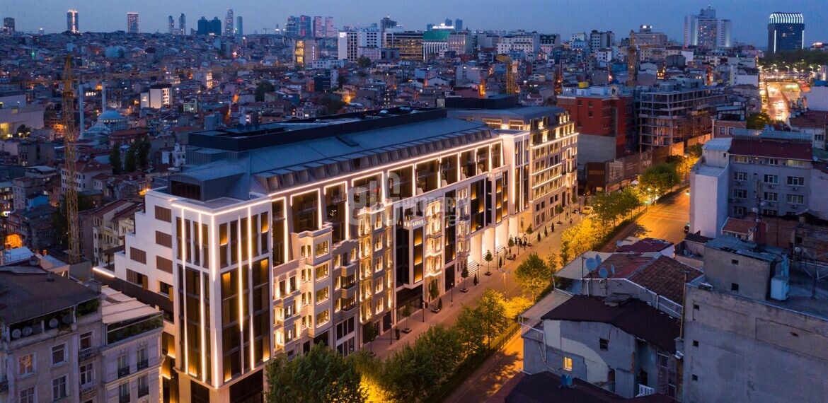 Historical architectural Office and Apartments in for sale heart of İstanbul Taksim