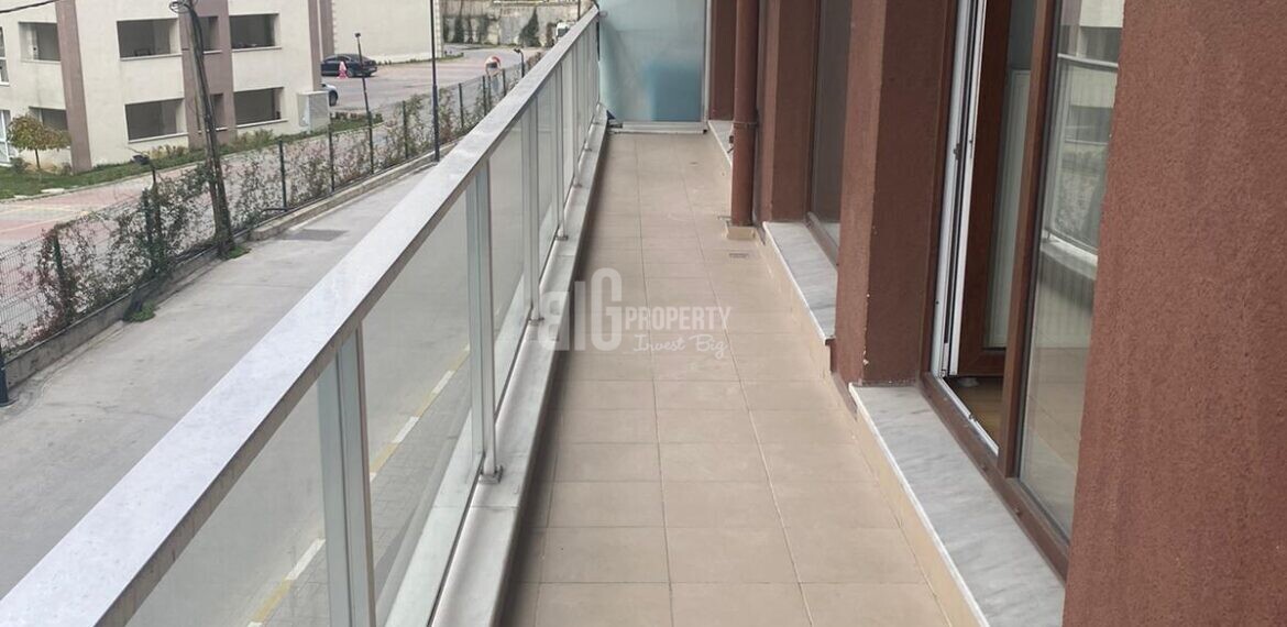 balcony of dumankaya modern vadi apartment for sale