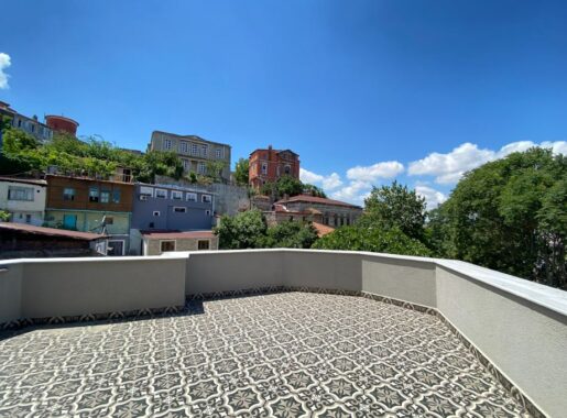 Balat Grey Building elegant flats ideal for turkish citizenship